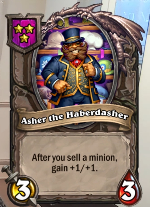Asher the Haberdasher (Dancin’ Deryl) Card!