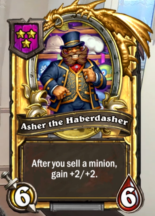 Asher the Haberdasher (Dancin’ Deryl) Card