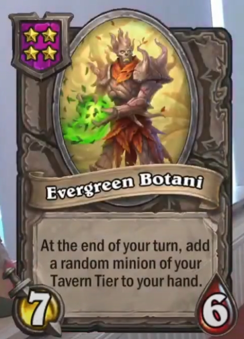 Evergreen Botani (Forest Warden Omu) Card!