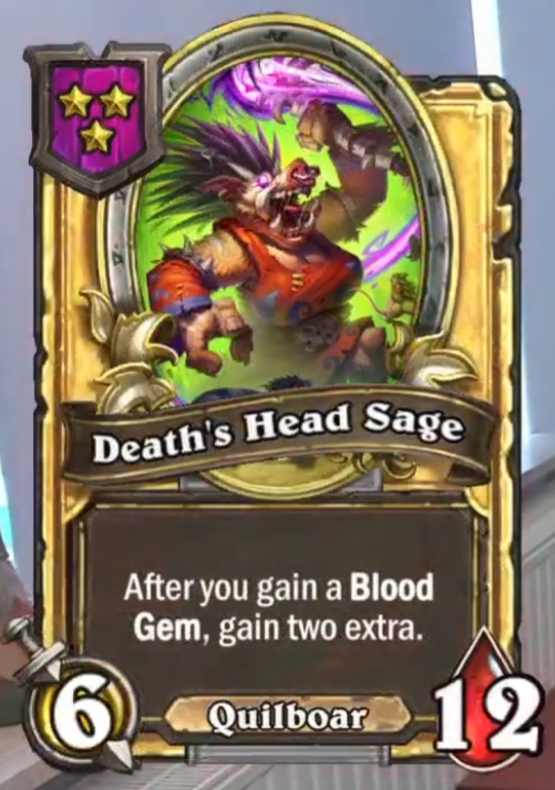 Death’s Head Sage (Death Speaker Blackthorn) Card