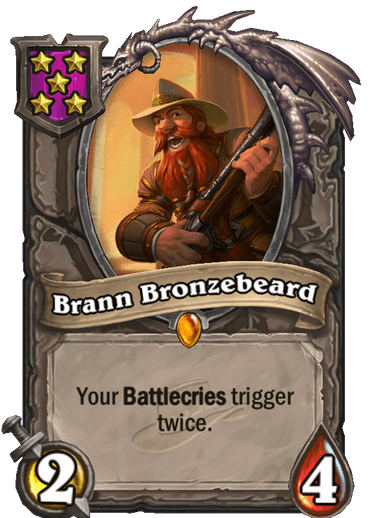 Brann Bronzebeard Card!