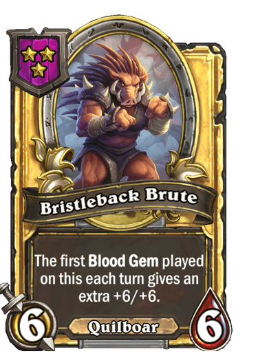 Bristleback Brute Card