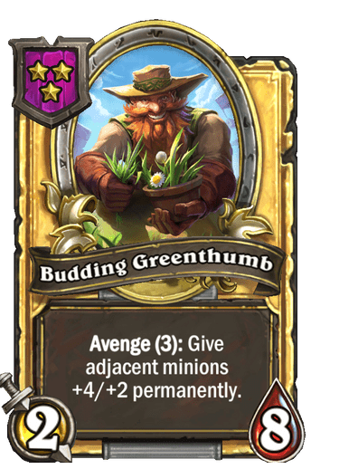 Budding Greenthumb Card