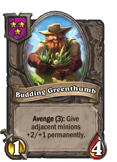 Budding Greenthumb Card!