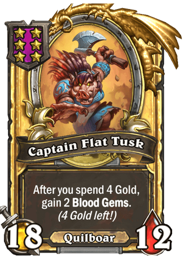 Captain Flat Tusk Card