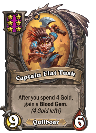 Captain Flat Tusk Card!