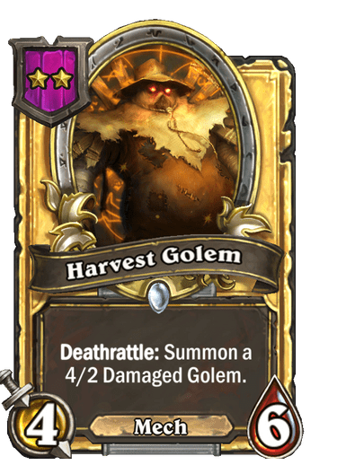 Harvest Golem Card