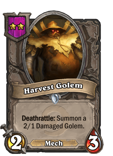 Harvest Golem Card!