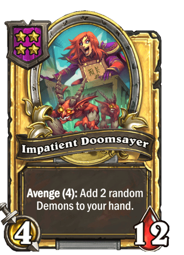 Impatient Doomsayer Card