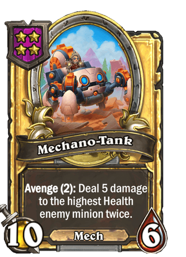 Mechano-Tank Card