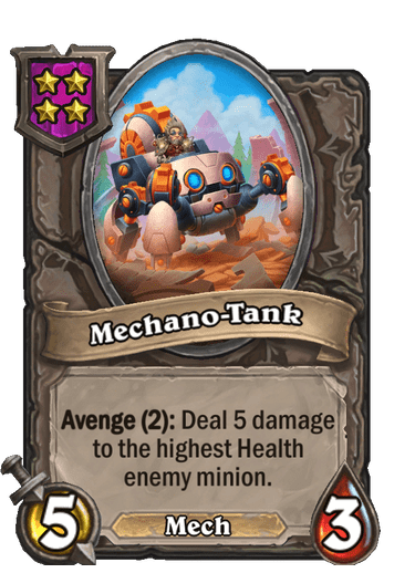 Mechano-Tank Card!
