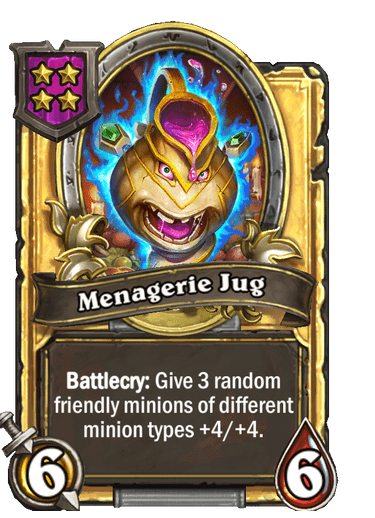 Menagerie Jug Card