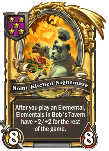 Nomi, Kitchen Nightmare Card