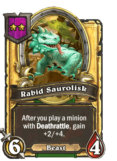 Rabid Saurolisk Card