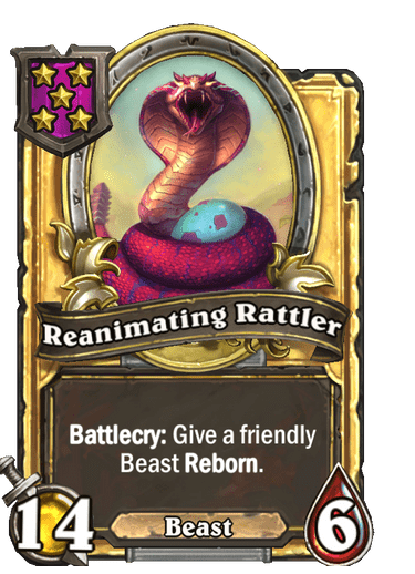 Reanimating Rattler Card