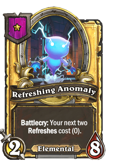 Refreshing Anomaly Card