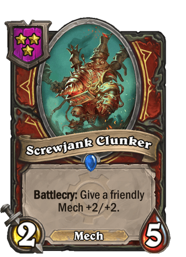 Screwjank Clunker Card!