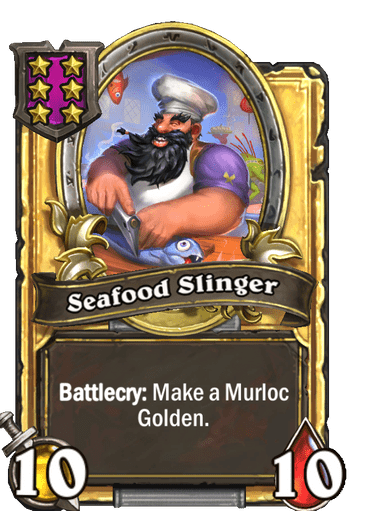 Seafood Slinger Card