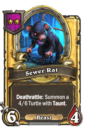 Sewer Rat Card