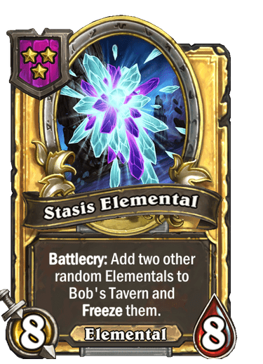 Stasis Elemental Card