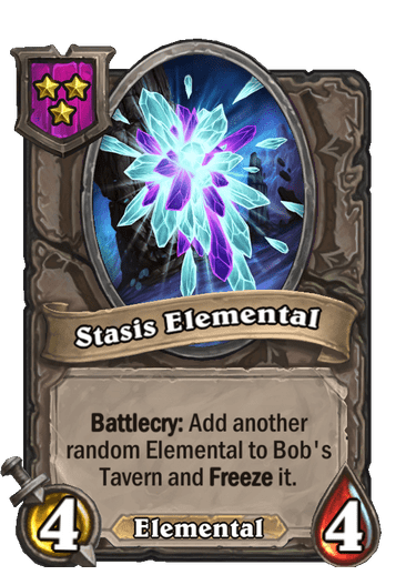 Stasis Elemental Card!