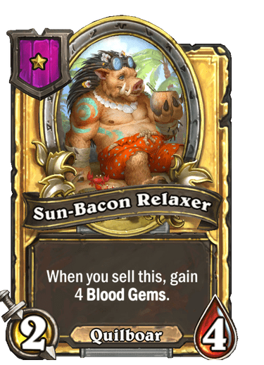 Sun-Bacon Relaxer Card
