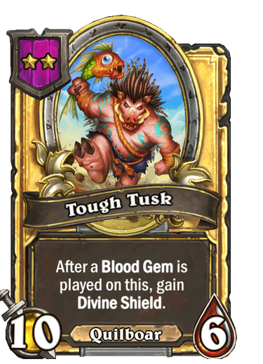 Tough Tusk Card