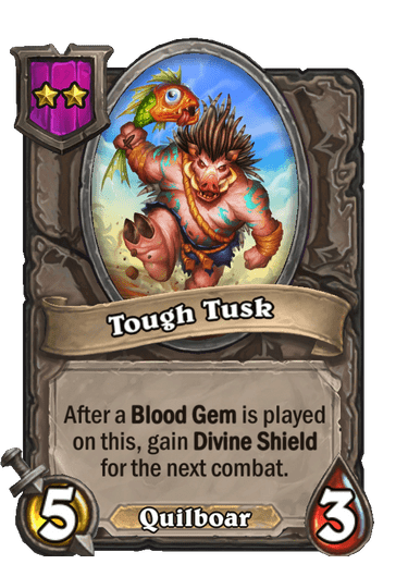Tough Tusk Card!