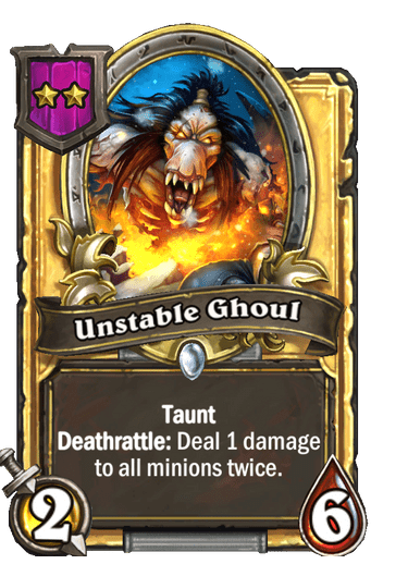 Unstable Ghoul Card