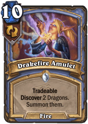 Drakefire Amulet Card