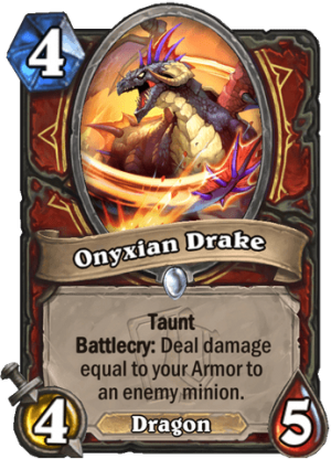 Onyxian Drake Card