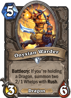 Onyxian Warder Card
