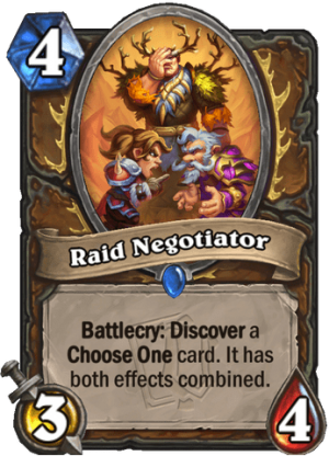 Raid Negotiator Card