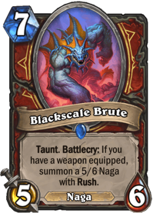 Blackscale Brute Card