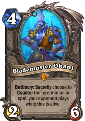 Blademaster Okani Card