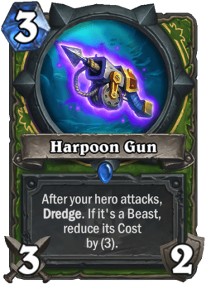 Harpoon Gun Card