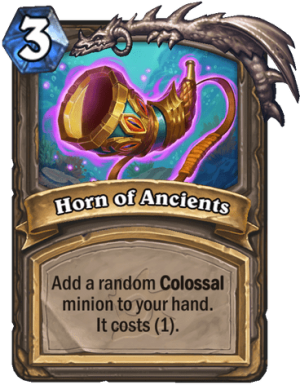 Horn of Ancients Card