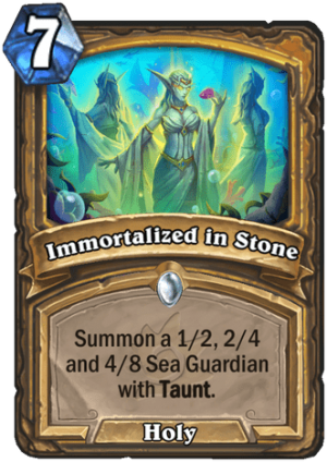 Immortalized in Stone Card