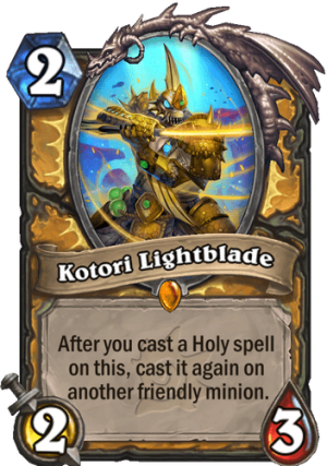 Kotori Lightblade Card
