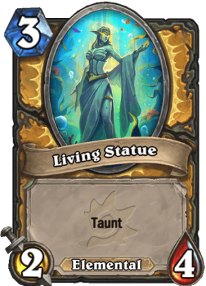 Living Statue Card