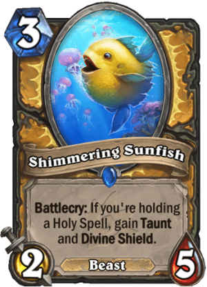 Shimmering Sunfish Card