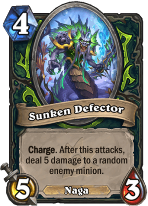 Sunken Defector Card