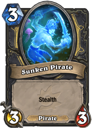 Sunken Pirate Card