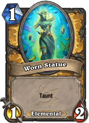 Worn Statue Card