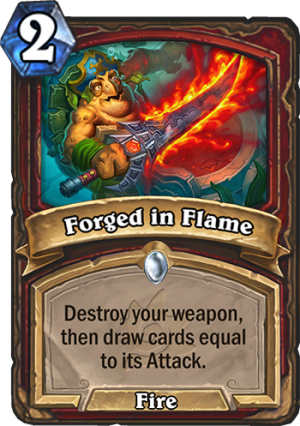 Forged in Flame Card
