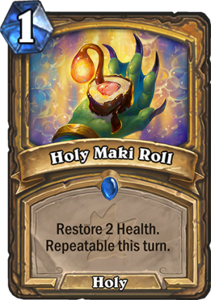 Holy Maki Roll Card