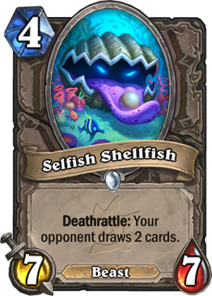 Selfish Shellfish Card