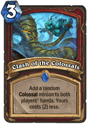 Clash of the Colossals Card