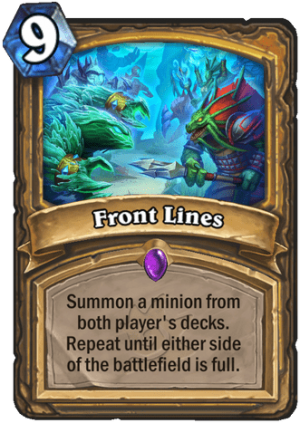 Front Lines Card