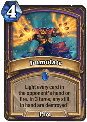 Immolate Card